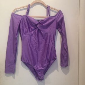 Purple bodysuit
